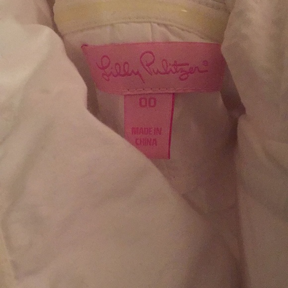 Lilly Pulitzer White Strapless - Picture 4 of 7